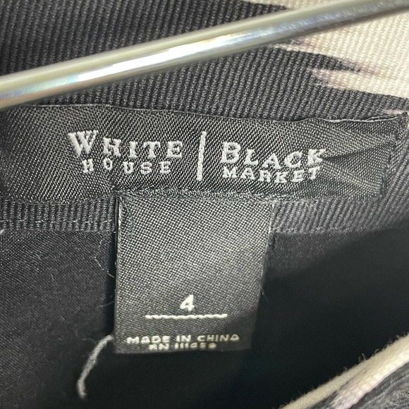 White House Black Market Ikat Print Skirt Size 4 - Picture 2 of 3